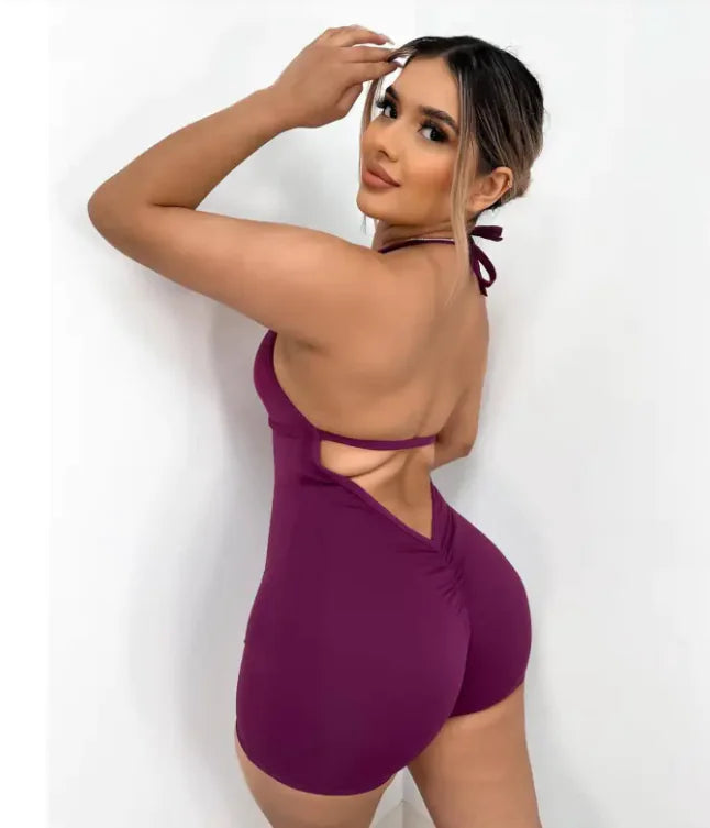 Women's Sexy Backless Jumpsuit