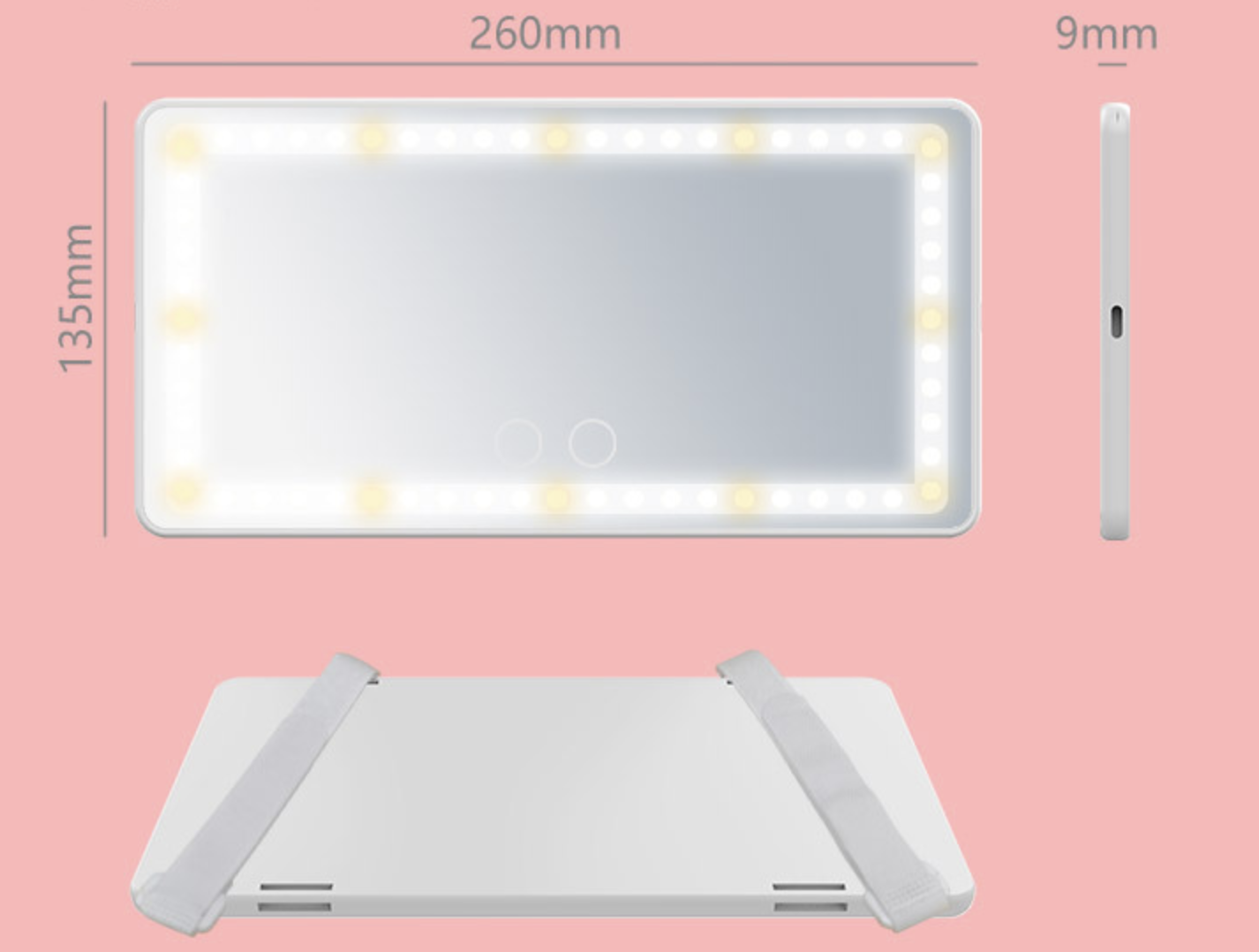 Car Back Seat Rear Mirror