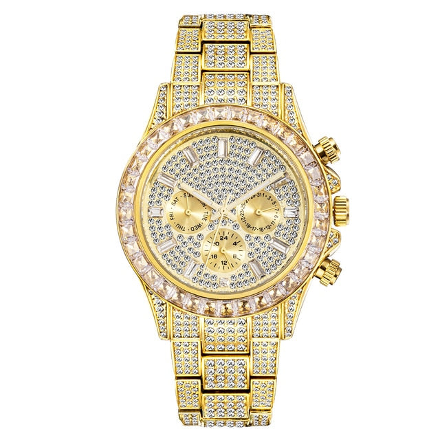 Diamond Quartz Watch