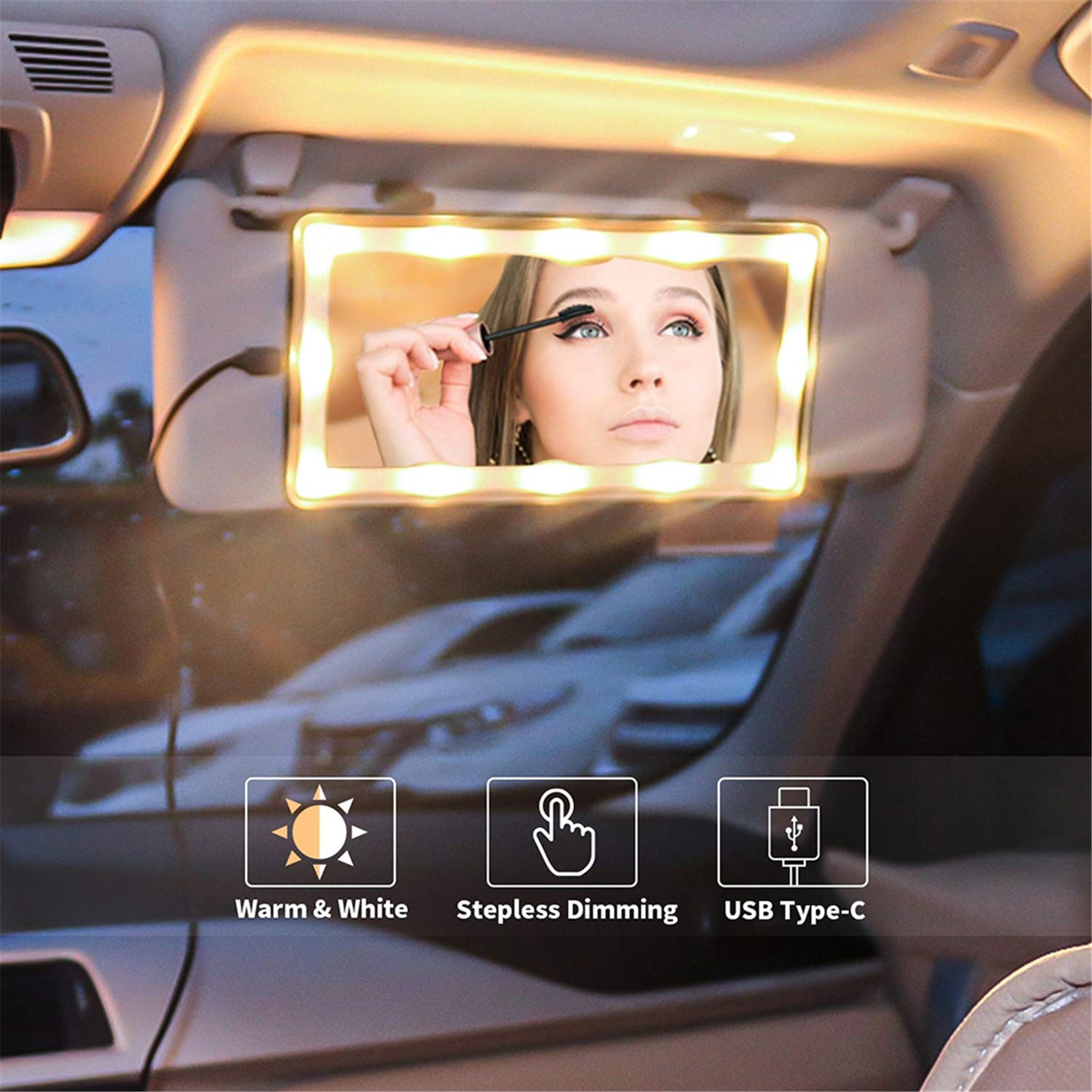 Car Back Seat Rear Mirror