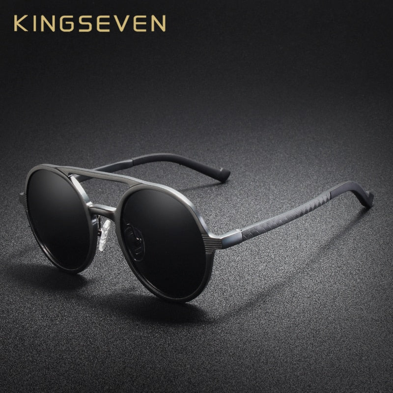 Men's Polarized Round Sunglasses