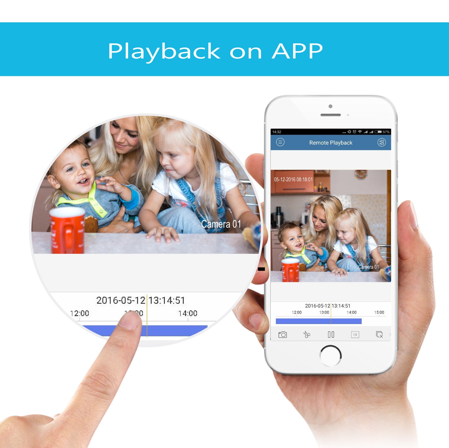 Home Security Surveillance Camera for Baby Monitor