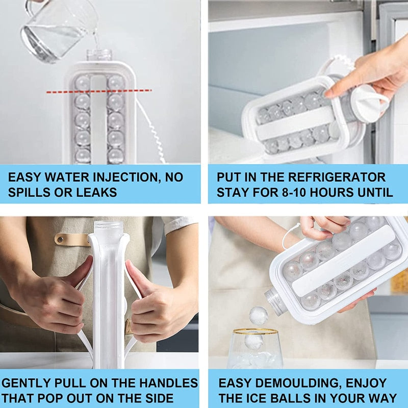 Multi-function Creative Ice Cube Maker 2 in 1