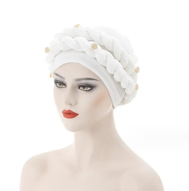 Double Braid Diamonds Turban