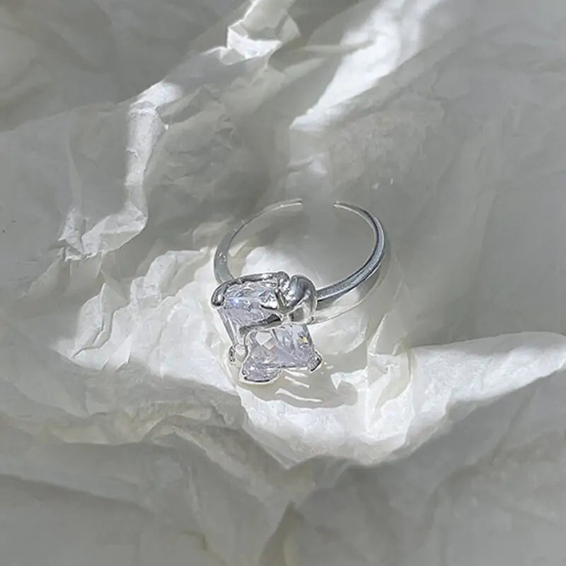 Square Zircon Ring