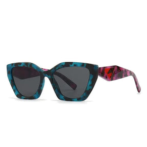 Retro Rectangular Cat Eye Sunglasses