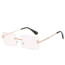 Unisex Anti Blue Rays Computer Glasses: Rimless Blue Light Coating Eyewear