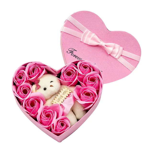 Flower Gift Box Valentines Day