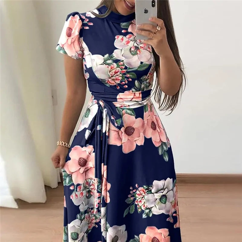 Casual Short Sleeve Summer Dress