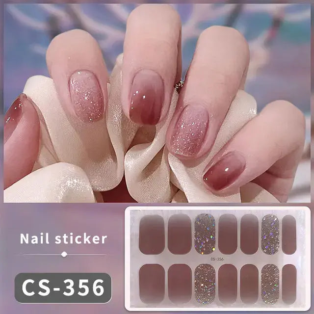 DIY Gel Nail Stickers