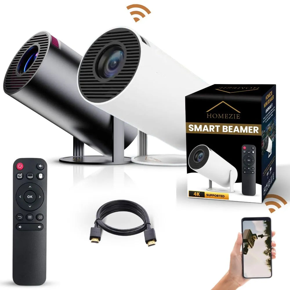 | WiFi, HDMI, Bluetooth | 4K support | Android 11 ingebouwd | Projector | HY300