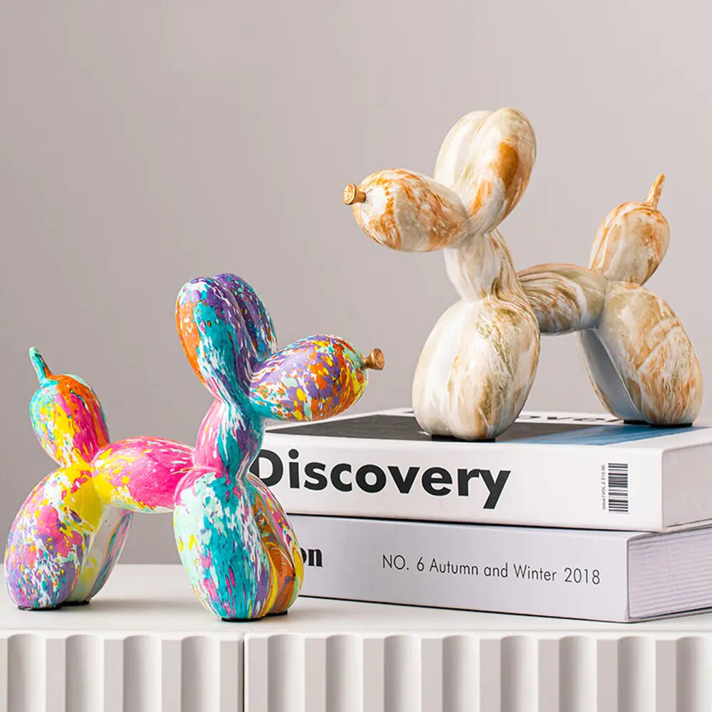 Nordic Resin Balloon Dog Statue