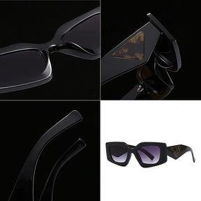 Retro Rectangular Cat Eye Sunglasses