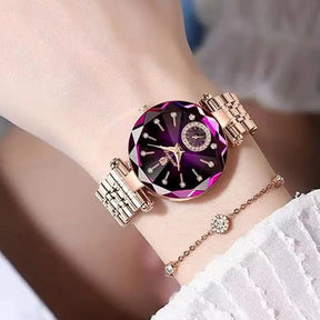 Ladies Quartz Watch Bracelet Set