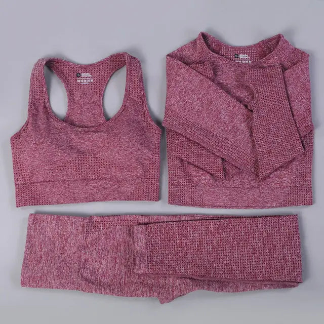 2/3PCS Seamless Women Workout Sportswear