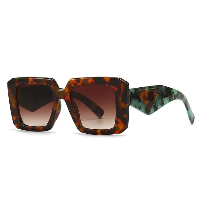 Retro Rectangular Cat Eye Sunglasses