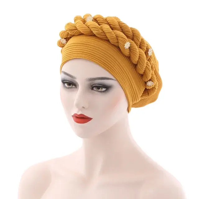 Double Braid Diamonds Turban