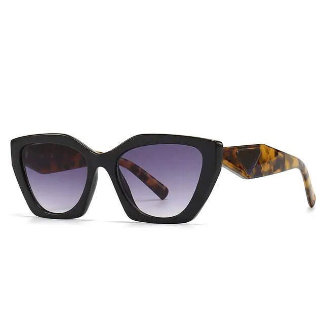 Retro Rectangular Cat Eye Sunglasses