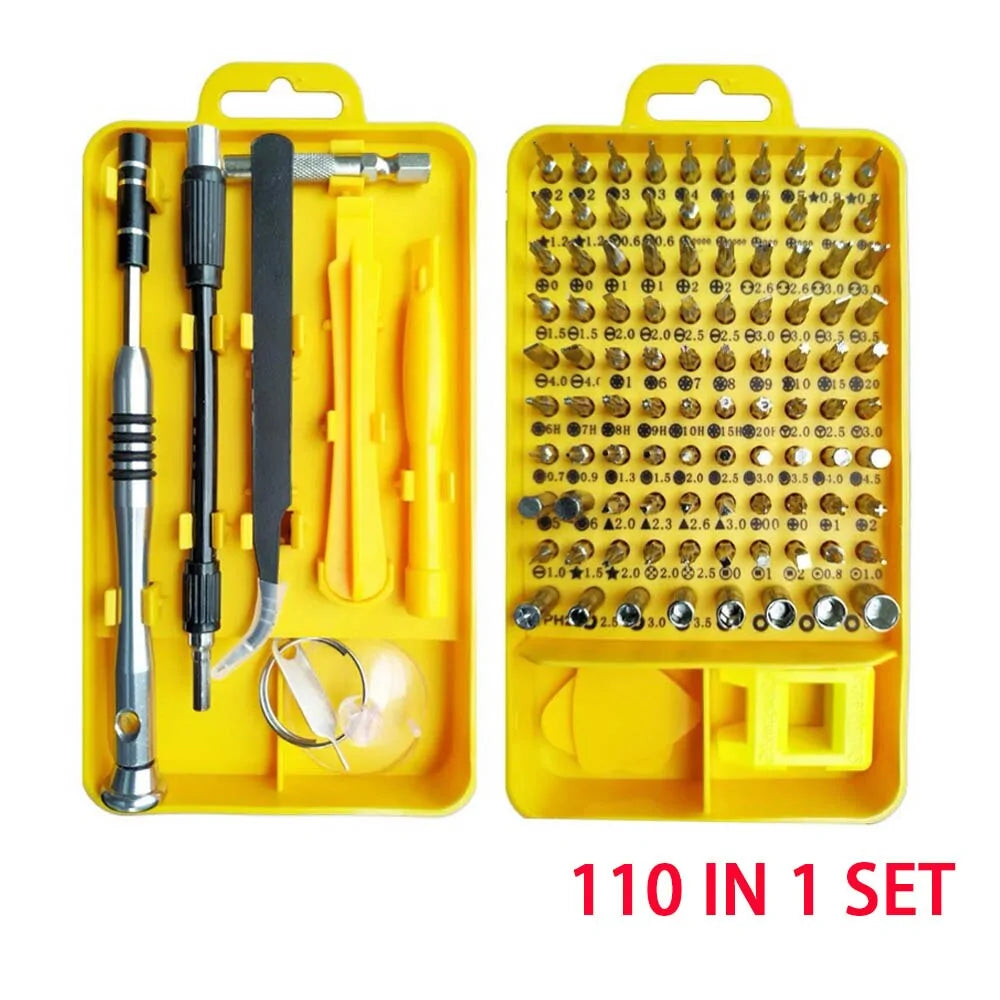 Precise: 115-in-1 Precision Screwdriver Set for Mobile Phone and Watch Repair