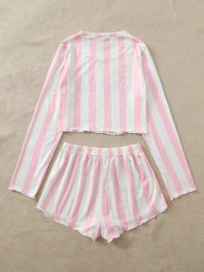 2 Pieces Summer Short Sleepwear