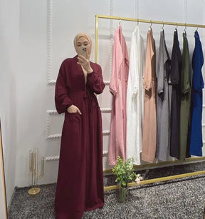 Marocain Islam Clothing Abaya Under Dress