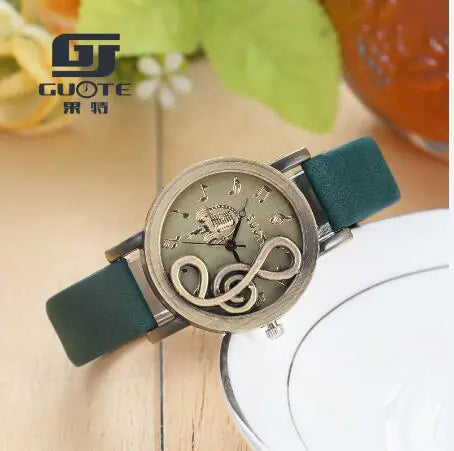 Luxury Ladies Music Note Casual Watch