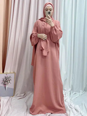 Hooded Abaya Long Dresses Women