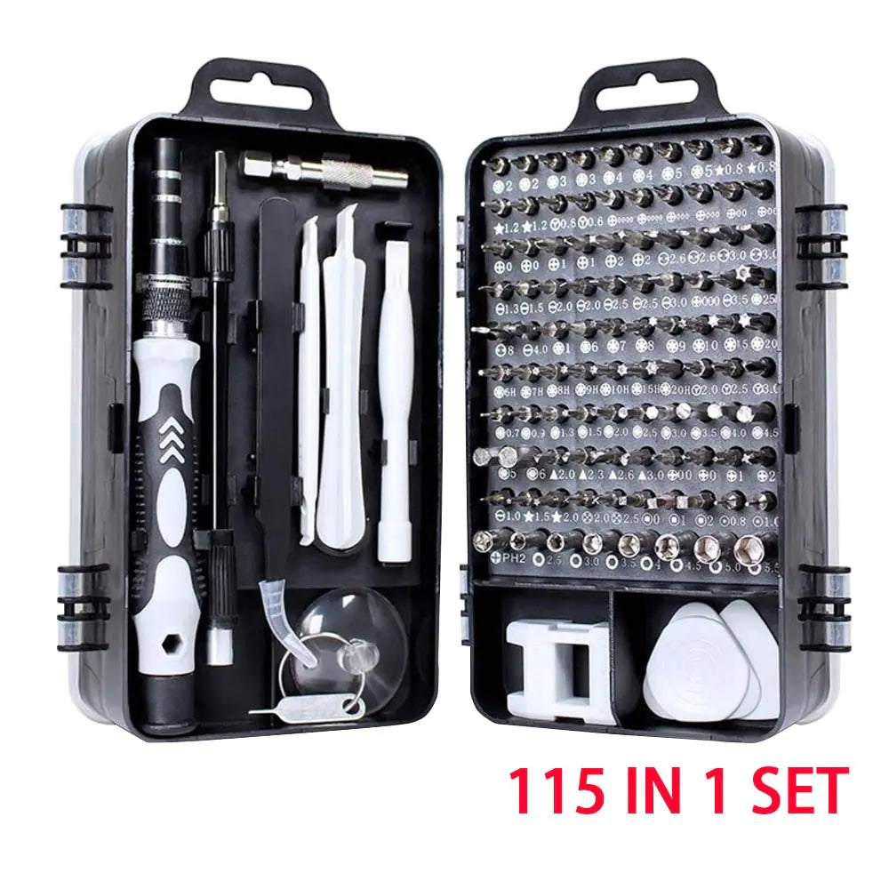 Precise: 115-in-1 Precision Screwdriver Set for Mobile Phone and Watch Repair