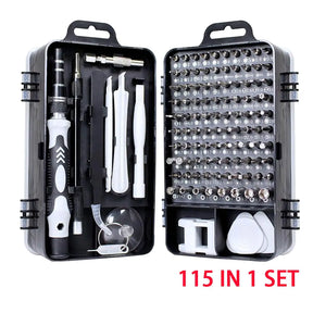 Precise: 115-in-1 Precision Screwdriver Set for Mobile Phone and Watch Repair