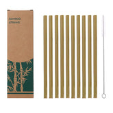 Natural organic bamboo straw