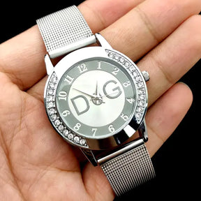 Casual Stainless Steel Ladies Watch