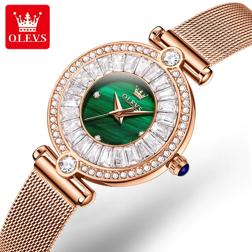 Luxury Diamond Quartz Watch