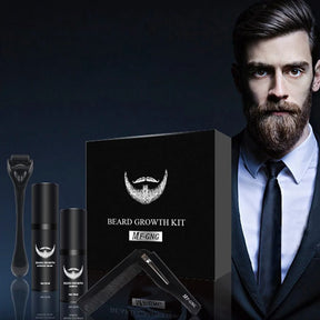 4 Piece Beard Growth Kit