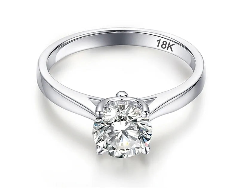 18K White Gold Ring