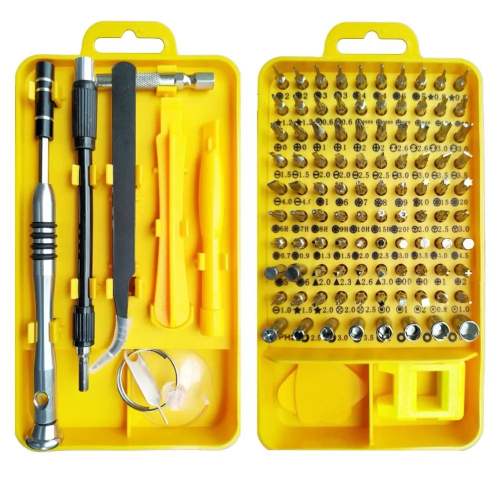 Precise: 115-in-1 Precision Screwdriver Set for Mobile Phone and Watch Repair