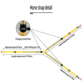 Nylon LED Horse Harness