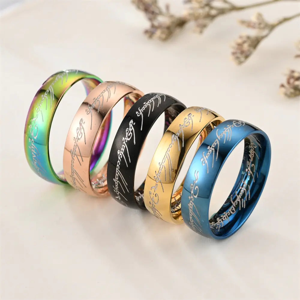 Lord Of The Finger Rings Magic Ring High-end Titanium Steel