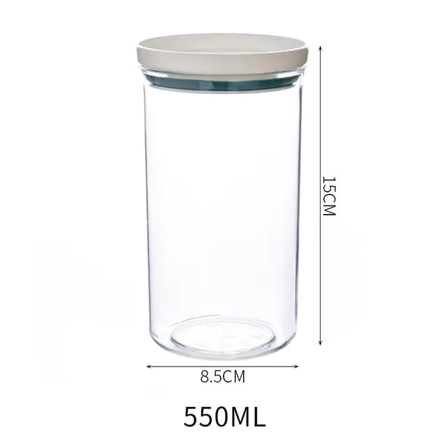 Transparent Food Canister