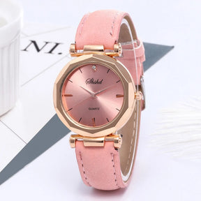 Fashion Women Leather Casual Watch