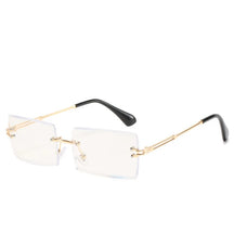 Unisex Anti Blue Rays Computer Glasses: Rimless Blue Light Coating Eyewear