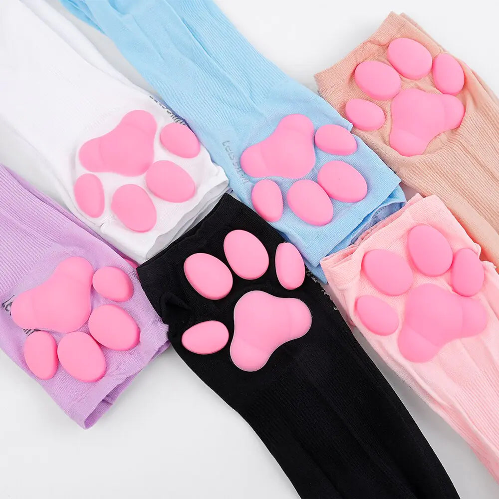 Sexy Cat Paw Design Spandex Arm Sleeves