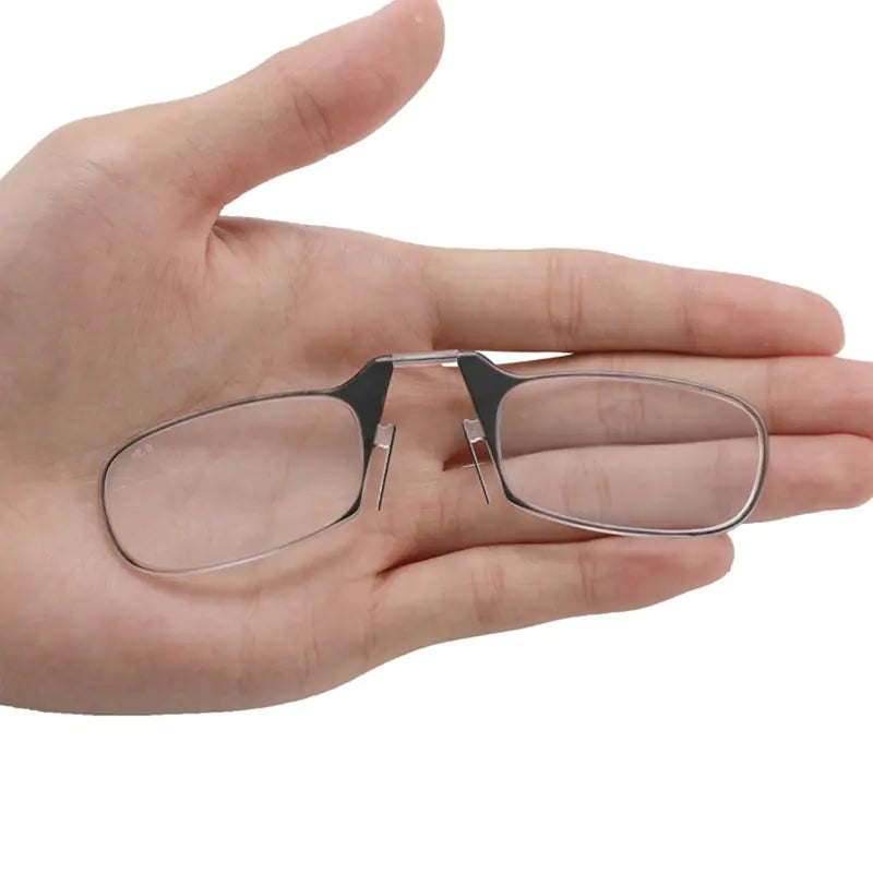 Legless Clamp Nose Reading Glasses For Both Men And Women +2.00 +2.50