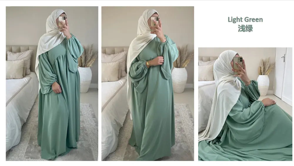 Solid Color Abayas for Women