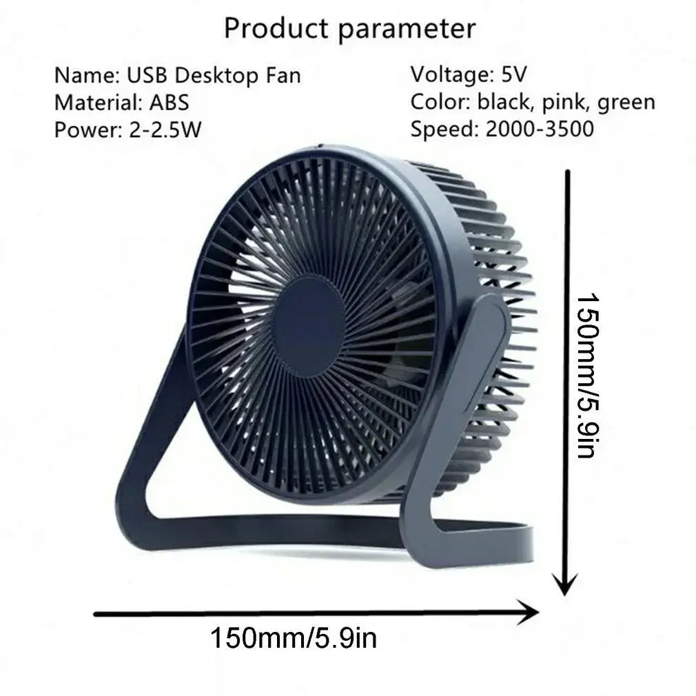 360° Rotating Desktop Fan