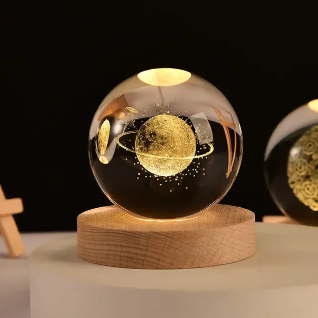 3D Night Crystal Ball