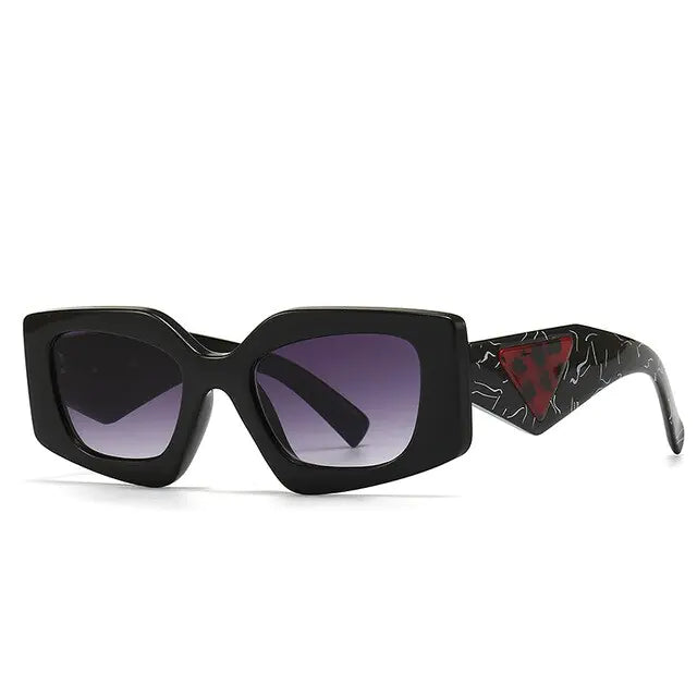 Retro Rectangular Cat Eye Sunglasses