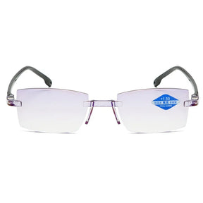 Ahora Rimless Anti Blue Ray Reading Glasses for Men and Women +1.0 1.5 2.0 2.5