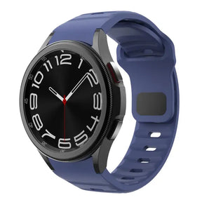 Silicone Band for Samsung Galaxy Watch 6, 4 Classic, 5 Pro, and various other models