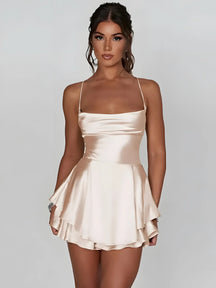 Mini Satin Cami Dress