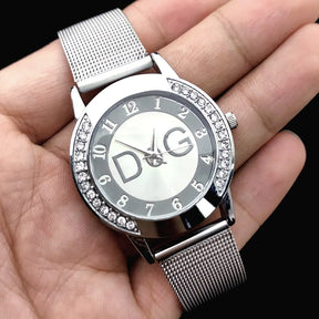 Casual Stainless Steel Ladies Watch